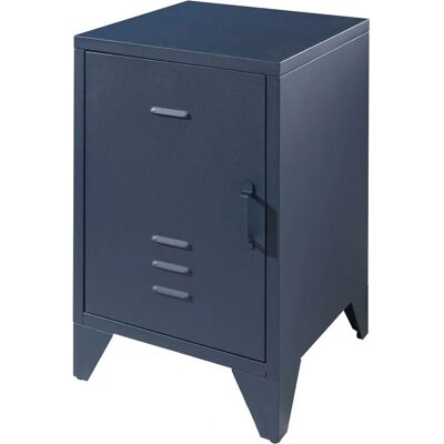 Vipack Bronxx Sideboard - Robuste Metall, Blau, 60x40cm Vipack Bronxx Sideboard - Robuste Metall, Blau, 60x40cm