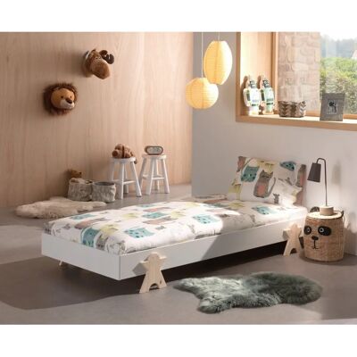 VIPACK Modulo Kinderbett Weiß - Platzsparendes Stapelbett VIPACK Modulo Kinderbett Weiß - Platzsparendes Stapelbett