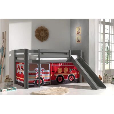Vipack Pino Kinderbett - Massiv Kiefer, Rutsche & Leiter, 90x200 cm Vipack Pino Kinderbett - Massiv Kiefer, Rutsche & Leiter, 90x200 cm