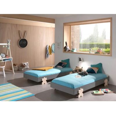 VIPACK Modulo Kinderbett - Stapelbar 2er Set, 90x200cm VIPACK Modulo Kinderbett - Stapelbar 2er Set, 90x200cm