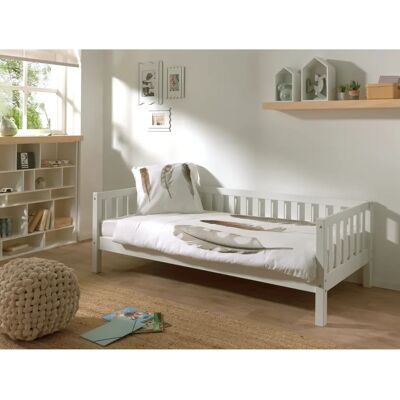 Vipack Bett - 90x200 - Weiß - Massivkiefer - FSC Zertifiziert - Einfache Montage Vipack Bett - 90x200 - Weiß - Massivkiefer - FSC Zertifiziert - Einfache Montage