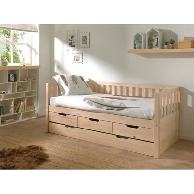 VIPACK Einzelbett mit großer Schublade - 90x200cm VIPACK Einzelbett mit großer Schublade - 90x200cm