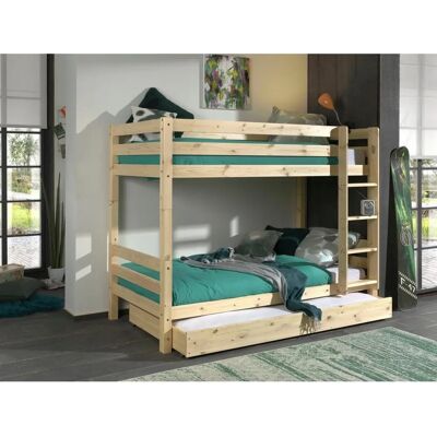 VIPACK Pino Etagenbett - Natur Finish VIPACK Pino Etagenbett - Natur Finish