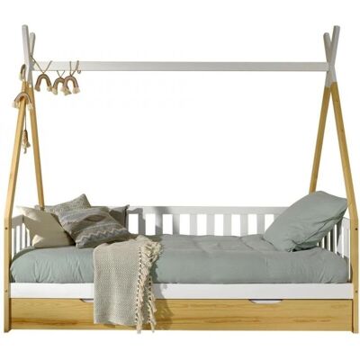 Vipack Tipi Kinderbett mit Stauraum - Kinderbett Vipack Tipi Kinderbett mit Stauraum - Kinderbett