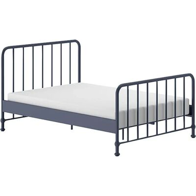 VIPACK Bronxx Blaues Metallsbett - 140x200 cm - Bett VIPACK Bronxx Blaues Metallsbett - 140x200 cm - Bett