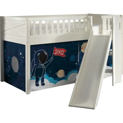VIPACK Scott Hochbett mit Rutsche - Kinder, 90x200cm VIPACK Scott Hochbett mit Rutsche - Kinder, 90x200cm