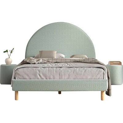 VIPACK Moon Schlafzimmer-Set - Polsterbett, Grün, 140x200cm VIPACK Moon Schlafzimmer-Set - Polsterbett, Grün, 140x200cm