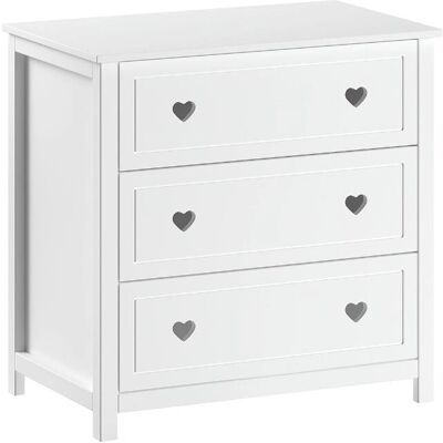 VIPACK Amori 3-Schubladen-Kommode - Sideboards VIPACK Amori 3-Schubladen-Kommode - Sideboards