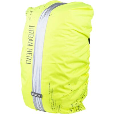 Wowow Urban Hero Housse de Pluie pour Sac à Dos - Jaune - Protection pluie - Publicité Wowow Urban Hero Housse de Pluie pour Sac à Dos - Jaune - Protection pluie - Publicité