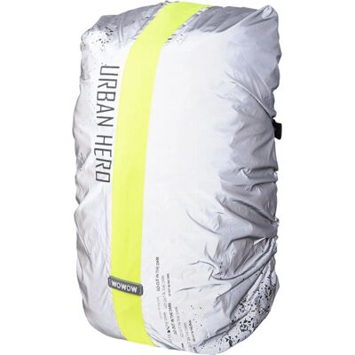 Wowow Urban Hero Couverture Pluie pour Sac à Dos - Imperméable, Réfléchissante, 30-35L - Publicité Wowow Urban Hero Couverture Pluie pour Sac à Dos - Imperméable, Réfléchissante, 30-35L - Publicité