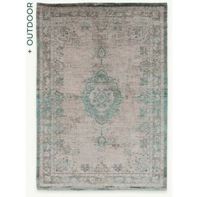 Louis De Poortere Medaillon-Teppich - Grün - Traditionelles Muster - Belgien Louis De Poortere Medaillon-Teppich - Grün - Traditionelles Muster - Belgien