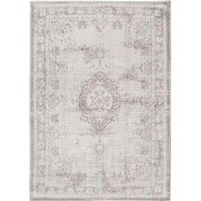 Tapis Louis de Poortere Fading World Medallion - Sel et Poivre - 140x200cm - Publicité Tapis Louis de Poortere Fading World Medallion - Sel et Poivre - 140x200cm - Publicité