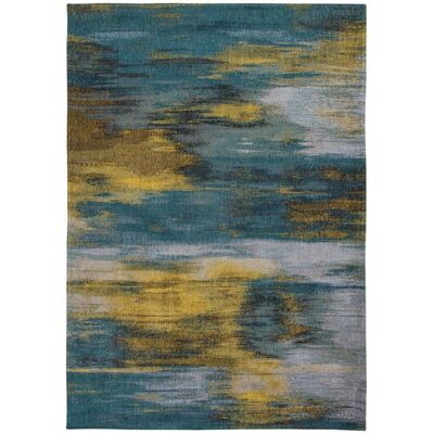 Louis de Poortere Atlantic Monetti Nymphea Blue 9119 - Tapis Bleu - Publicité Louis de Poortere Atlantic Monetti Nymphea Blue 9119 - Tapis Bleu - Publicité