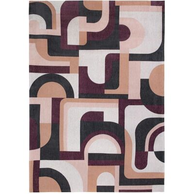 Tappeto Louis de Poortere Modulo Nuance Rosa Grigio - 280x390cm Tappeto Louis de Poortere Modulo Nuance Rosa Grigio - 280x390cm