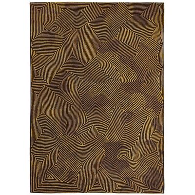 Alfombra Diseño Coral Louis de Poortere - Negro/Oro 170x240cm Alfombra Diseño Coral Louis de Poortere - Negro/Oro 170x240cm