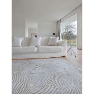Tappeto di Meditazione Coral Bianco Ostrica Louis de Poortere - Tessitura Piana Belgio Tappeto di Meditazione Coral Bianco Ostrica Louis de Poortere - Tessitura Piana Belgio
