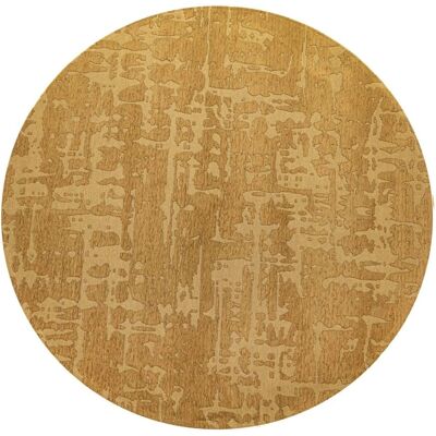 Tapis rond Louis de Poortere Baobab - Jaune 240cm - Design vintage et contemporain - Publicité Tapis rond Louis de Poortere Baobab - Jaune 240cm - Design vintage et contemporain - Publicité