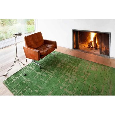 Tappeto verde Baobab di Louis de Poortere - Struttura organica - 170x240 cm Tappeto verde Baobab di Louis de Poortere - Struttura organica - 170x240 cm