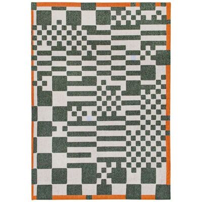 Tapis Louis De Poortere Échecs Vert Foncé - Motif Géométrique - Publicité Tapis Louis De Poortere Échecs Vert Foncé - Motif Géométrique - Publicité