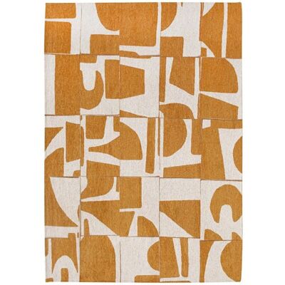 Louis De Poortere Craft Papercut Curry - Tapis - Jaune - Publicité Louis De Poortere Craft Papercut Curry - Tapis - Jaune - Publicité