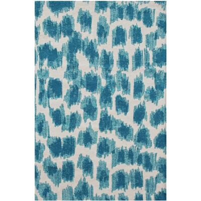 Alfombra Colección Ikat Beneffito Azul Verano - 200x280cm - Decoración Belga Artesanal Alfombra Colección Ikat Beneffito Azul Verano - 200x280cm - Decoración Belga Artesanal