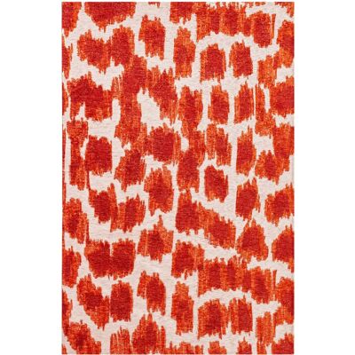 Beneffito Orange Blood Teppich - 140x200cm - Elegantes Jacquard-Design Beneffito Orange Blood Teppich - 140x200cm - Elegantes Jacquard-Design
