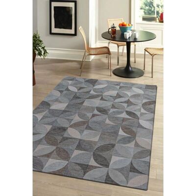 Tapis Beneffito Collection Rondo Cristal de Roca - Gris 170x240cm - Publicité Tapis Beneffito Collection Rondo Cristal de Roca - Gris 170x240cm - Publicité