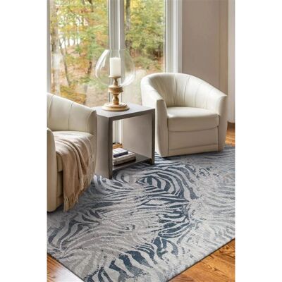 Beneffito Sky Zebra Blau Teppich - Teppich Beneffito Sky Zebra Blau Teppich - Teppich