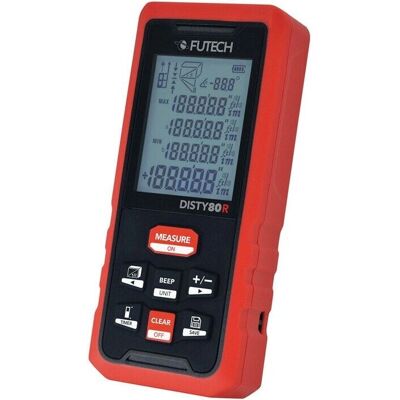 Futech - Disty 80R Laserafstandsmeter - Betrouwbaar, 80m Futech - Disty 80R Laserafstandsmeter - Betrouwbaar, 80m