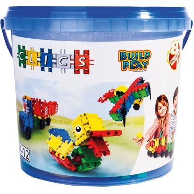 Clics CB198 Building Toy - 122 Pieces Multi-Color Clics CB198 Building Toy - 122 Pieces Multi-Color