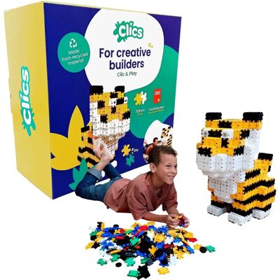 CLICS TOYS Tigris Ensemble CA035 - Jeu de construction - Publicité CLICS TOYS Tigris Ensemble CA035 - Jeu de construction - Publicité