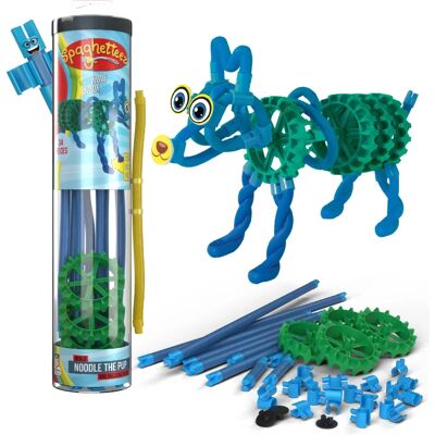 Clics Noodle The Pup Mehrfarbig - Bausteine Clics Noodle The Pup Mehrfarbig - Bausteine
