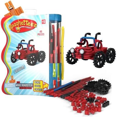 Clics Wiggly Roadster - Zestaw elastycznych konstrukcji Clics Wiggly Roadster - Zestaw elastycznych konstrukcji