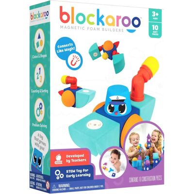 Blockaroo 301003 Magnetische Schuimblokken - Veilig voor Peuters Blockaroo 301003 Magnetische Schuimblokken - Veilig voor Peuters
