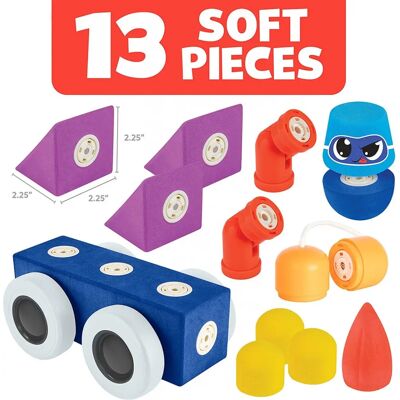 Blockaroo Magnetische Schaumstoff Bauklötze - 13 Stück - Wasserspiel Blockaroo Magnetische Schaumstoff Bauklötze - 13 Stück - Wasserspiel