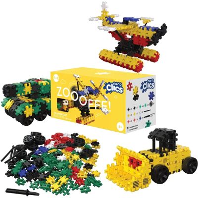 Clics Toys Nano Clics 250 Elementów Do Budowy Pojazdów Clics Toys Nano Clics 250 Elementów Do Budowy Pojazdów