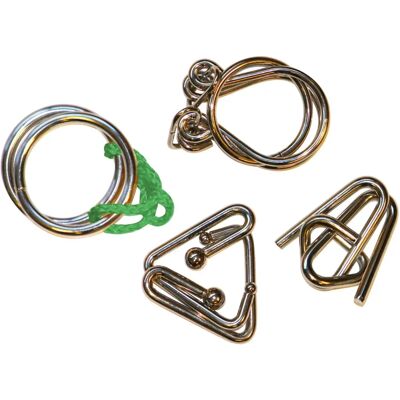 Gigamic CECMJ Denksport - Metallpuzzles Sammlung - 4 Puzzle Gigamic CECMJ Denksport - Metallpuzzles Sammlung - 4 Puzzle