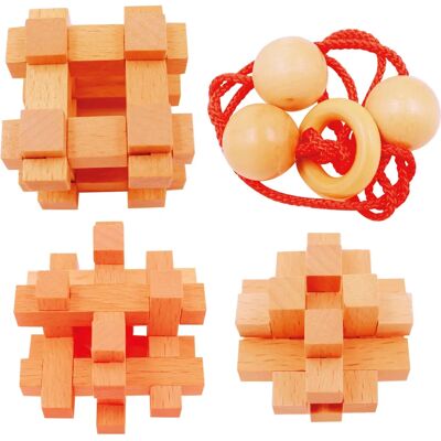 Gigamic CECBX Denksport - Anspruchsvolle Holzrätsel - 4er-Set Gigamic CECBX Denksport - Anspruchsvolle Holzrätsel - 4er-Set