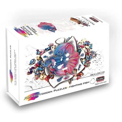 Puzzle en bois arc-en-ciel Poisson - 112 pcs MNS Puzzle en bois arc-en-ciel Poisson - 112 pcs MNS