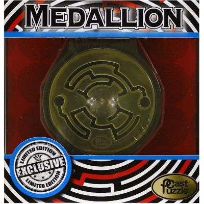 Huzzle Cast MEDALLION Puzzle - 40 Jahre - Komplexes Labyrinth Huzzle Cast MEDALLION Puzzle - 40 Jahre - Komplexes Labyrinth