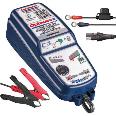 Tecmate TM320 Batterijlader - Automatisch 3-fasen - Waterdicht Tecmate TM320 Batterijlader - Automatisch 3-fasen - Waterdicht