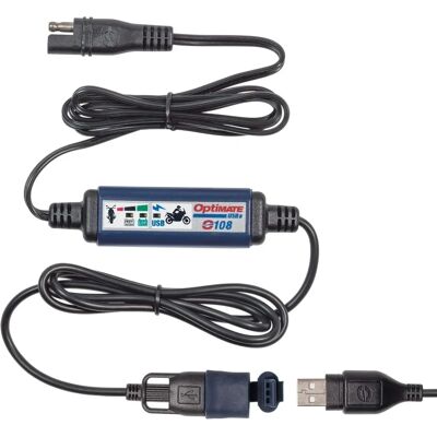 Optimate O-108 Universal SAE USB Charger - Motorcycle Power Supply Optimate O-108 Universal SAE USB Charger - Motorcycle Power Supply