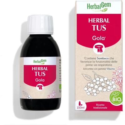 Herbalgem Herbal Tus Bio Sciroppo - Sollievo Gola e Respiratorio Herbalgem Herbal Tus Bio Sciroppo - Sollievo Gola e Respiratorio