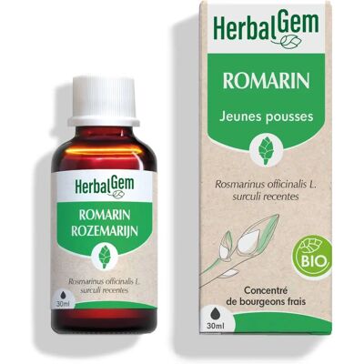 Extrait de Romarin Bio Herbalgem - Complément Alimentaire - 30ml Extrait de Romarin Bio Herbalgem - Complément Alimentaire - 30ml
