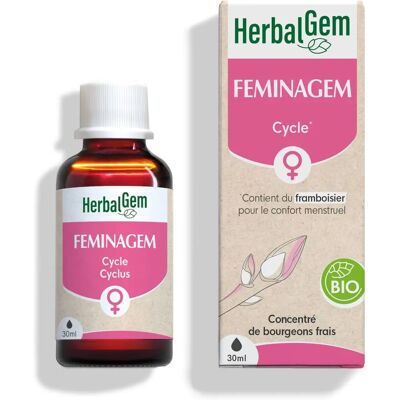 Herbalgem Feminagem GC21 Bio Complément Menstruel - Publicité Herbalgem Feminagem GC21 Bio Complément Menstruel - Publicité