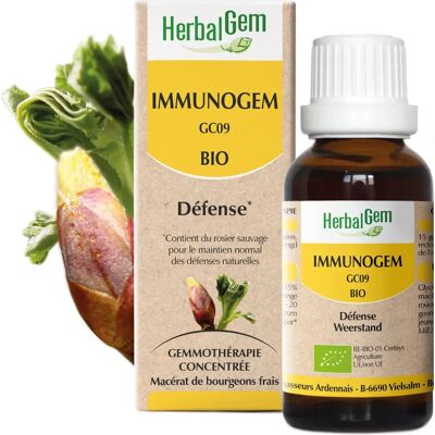 Herbalgem Gc09 Rose Sauvage et Groseille Noire - ImmunoDéfense Herbalgem Gc09 Rose Sauvage et Groseille Noire - ImmunoDéfense