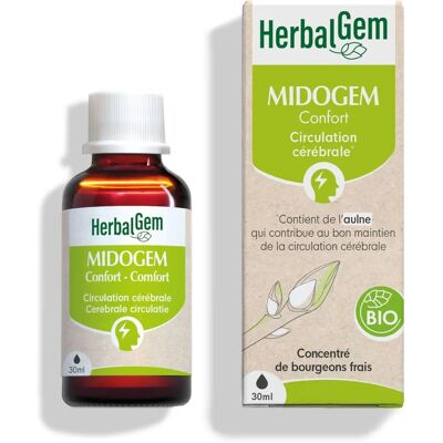 Herbalgem Midogem Confort - Aulne, Noisette, Rose Sauvage - Complément Alimentaire Herbalgem Midogem Confort - Aulne, Noisette, Rose Sauvage - Complément Alimentaire