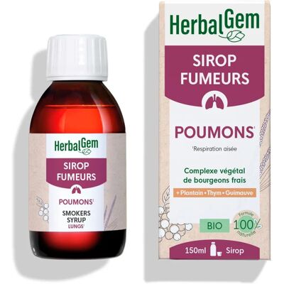 Sirop Bio Respiratoire Herbalgem 150ml - Publicité Sirop Bio Respiratoire Herbalgem 150ml - Publicité