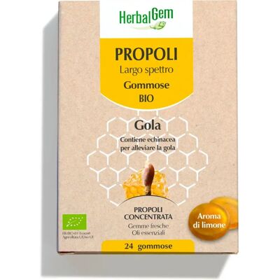 Herbalgem Bio-Propolis Bonbons - Halsschmerzen Linderung Herbalgem Bio-Propolis Bonbons - Halsschmerzen Linderung