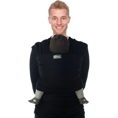 Babylonia Nosítko na dítě - Bio Černá - Ergonomická pozice M Babylonia Nosítko na dítě - Bio Černá - Ergonomická pozice M